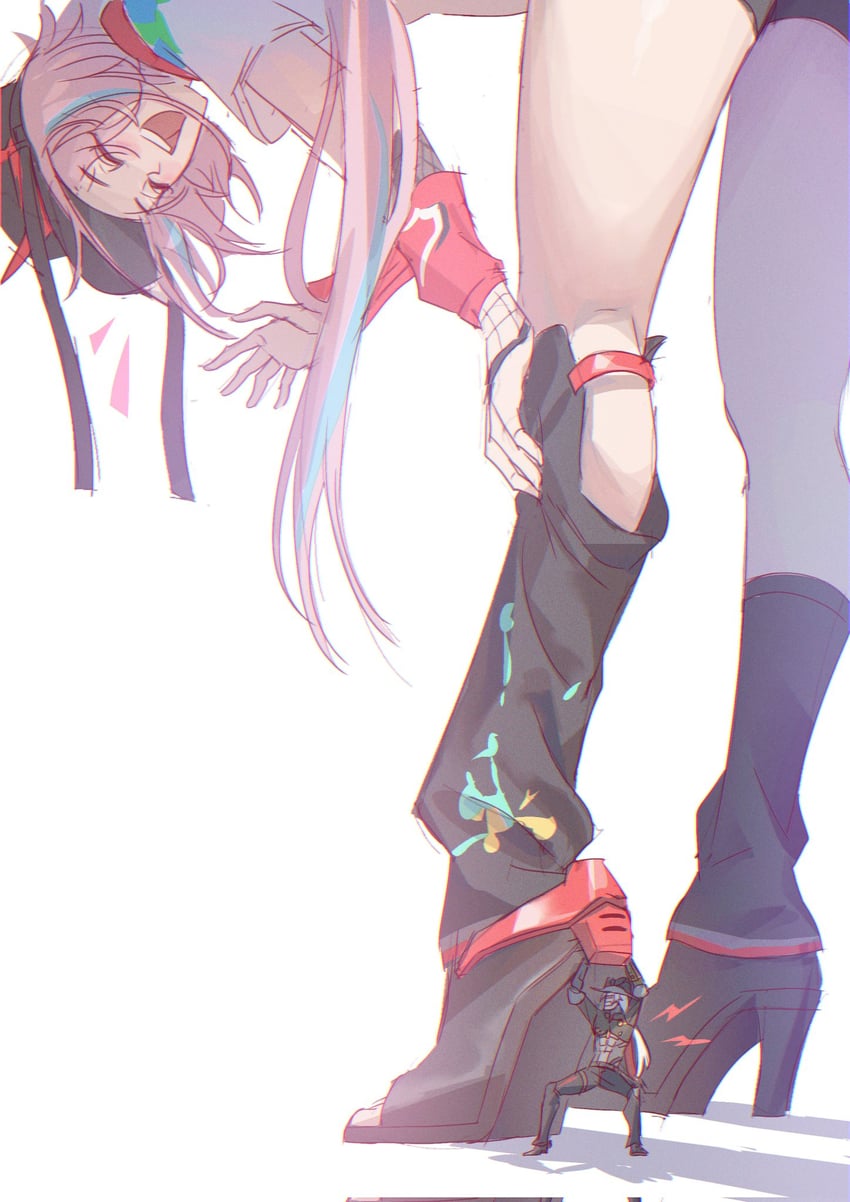 boothill and rappa (honkai and 1 more) drawn by gnarlypzofbread