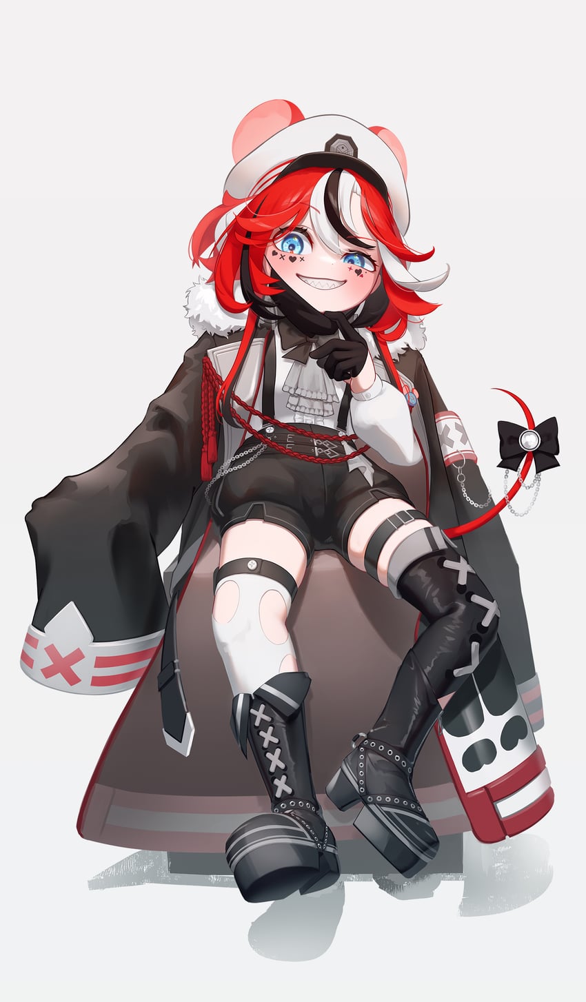 hakos baelz (hololive and 1 more) drawn by appleblossomtea