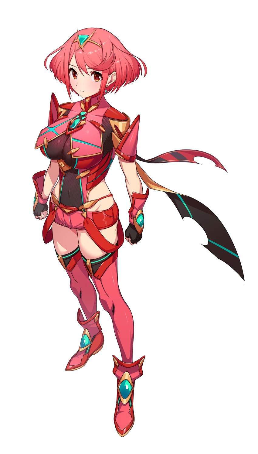 pyra (xenoblade chronicles and 1 more) drawn by green322