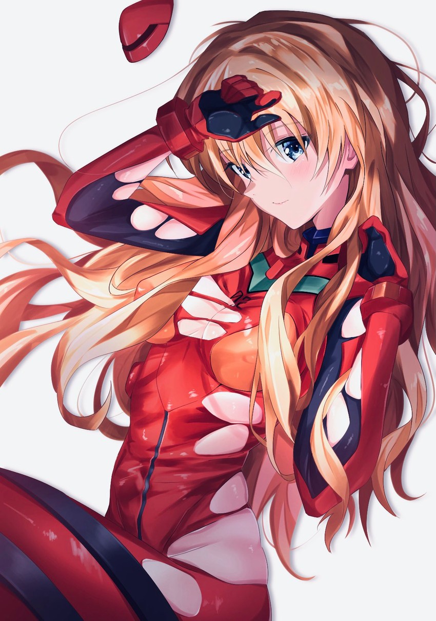 souryuu asuka langley (neon genesis evangelion) drawn by @shun