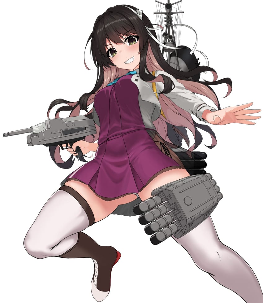 naganami and naganami kai ni (kantai collection) drawn by kinakomochi_(testament05)