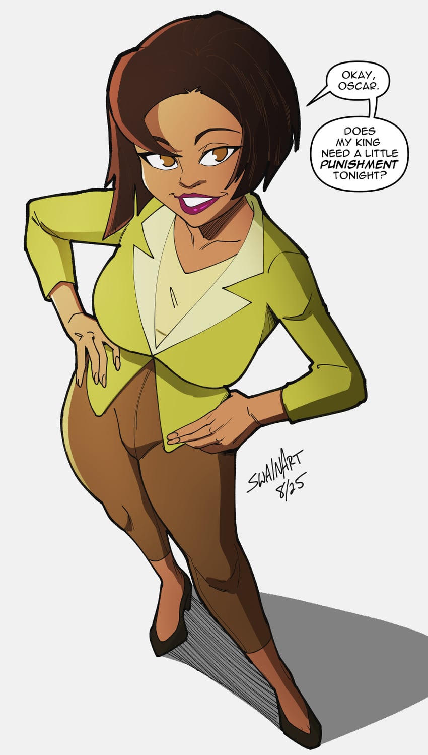 trudy proud (the proud family) drawn by swain_(artist)