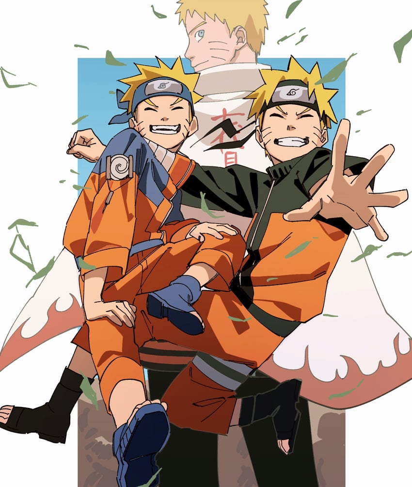 uzumaki naruto (naruto and 2 more) drawn by pnpk_1013