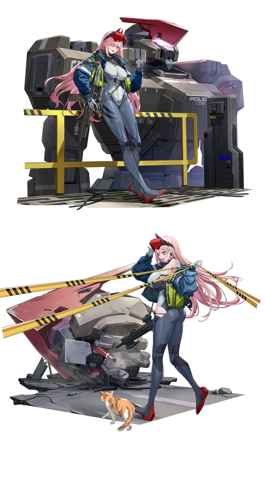 sig mcx (girls' frontline and 2 more) drawn by yitiao_er-hua