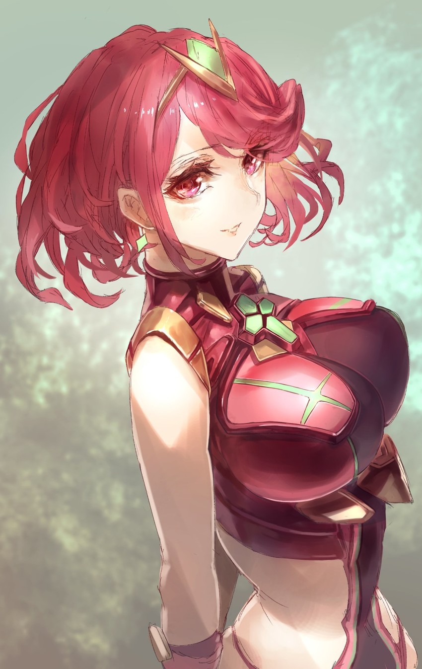 pyra (xenoblade chronicles and 1 more) drawn by signo_aaa