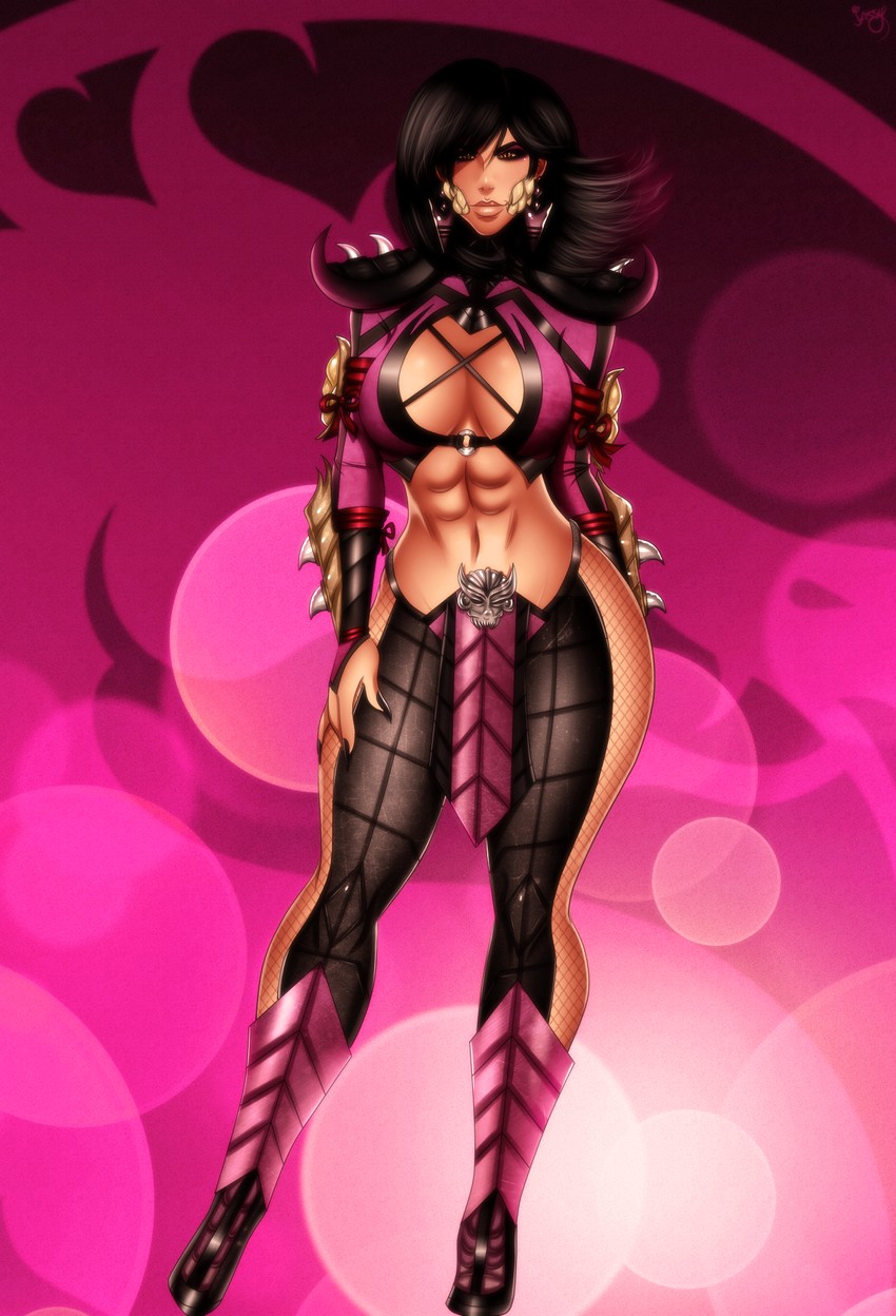 mileena (mortal kombat and 1 more) drawn by jassycoco