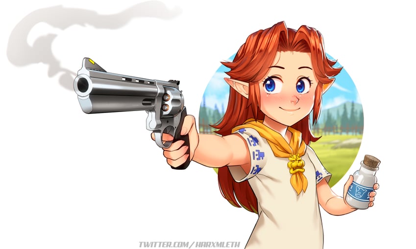 malon (the legend of zelda and 1 more) drawn by mleth
