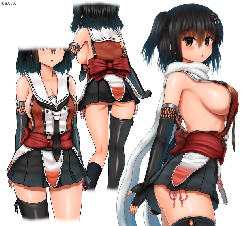 sendai and sendai kai ni (kantai collection) drawn by kinnan