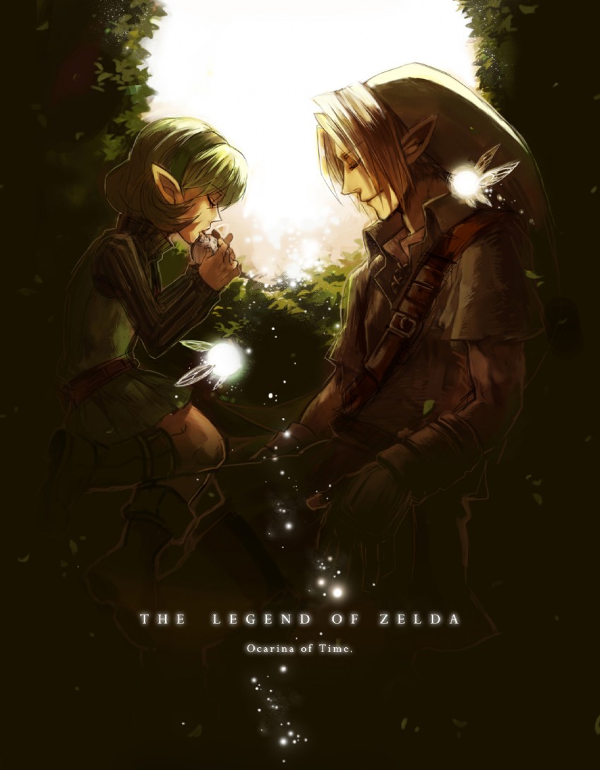 link, navi, and saria (the legend of zelda and 1 more) drawn by takagi_(0takagi0)