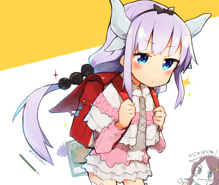 kanna kamui and saikawa riko (kobayashi-san chi no maidragon) drawn by rimukoro
