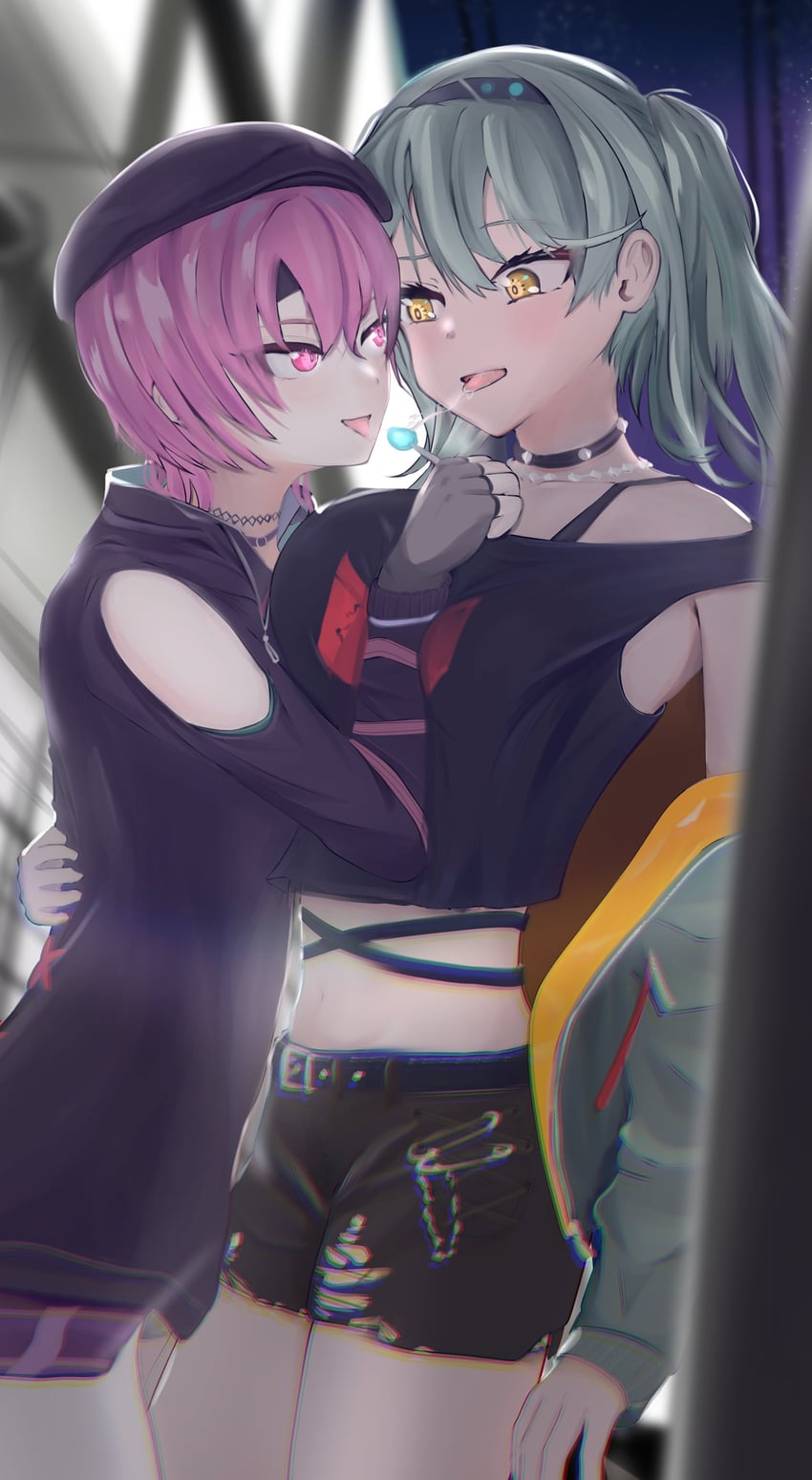 matsuoka chiroru and kurozawa maki (heaven burns red) drawn by lilyhoney