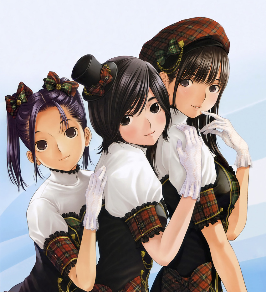 anegasaki nene, kobayakawa rinko, and takane manaka (love plus) drawn by mino_tarou