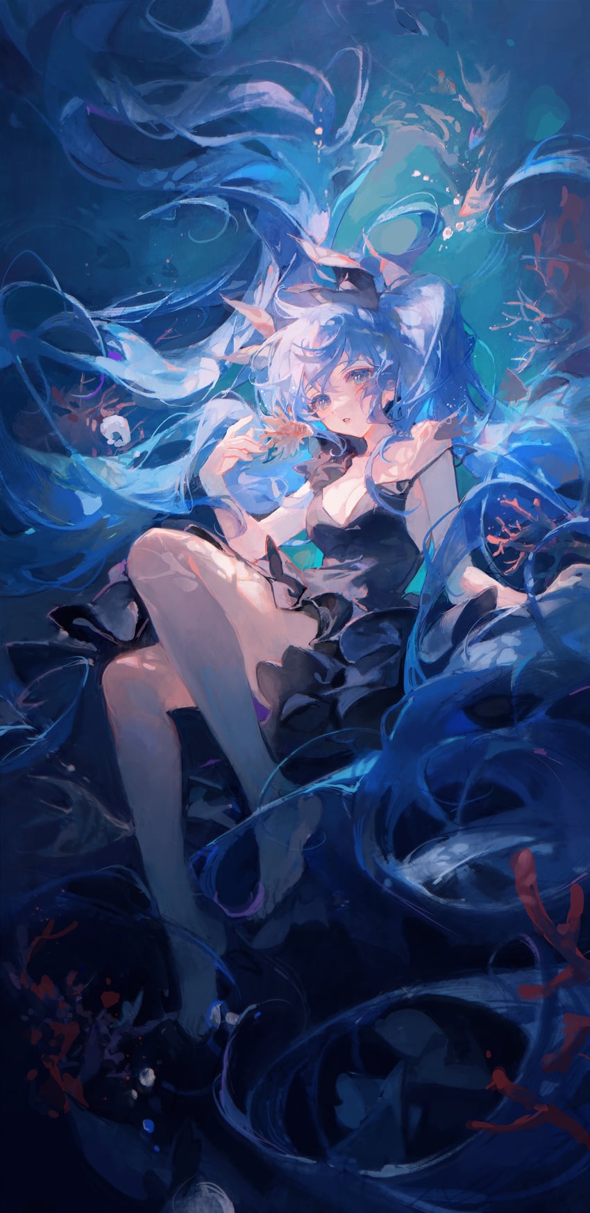hatsune miku (vocaloid and 1 more) drawn by maccha_(mochancc)