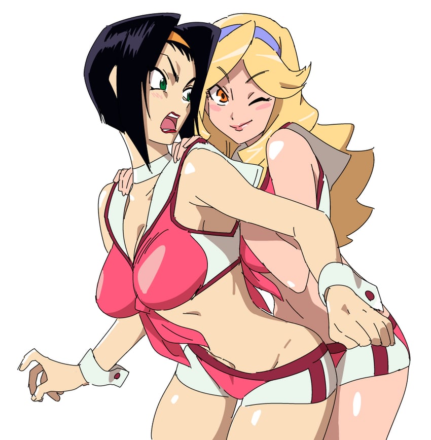 faye valentine and honey (cowboy bebop and 1 more) drawn by jinou_rakugaki