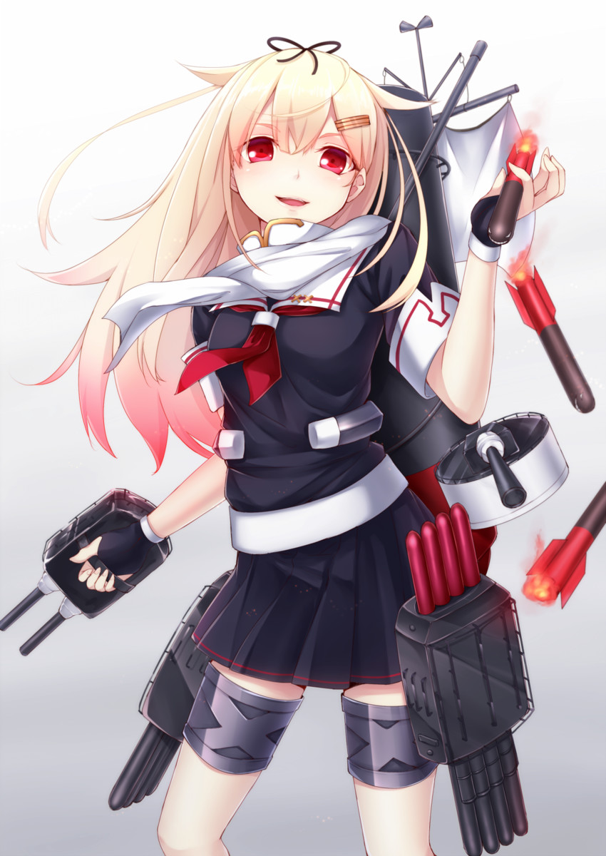 yuudachi and yuudachi kai ni (kantai collection) drawn by dabadhi