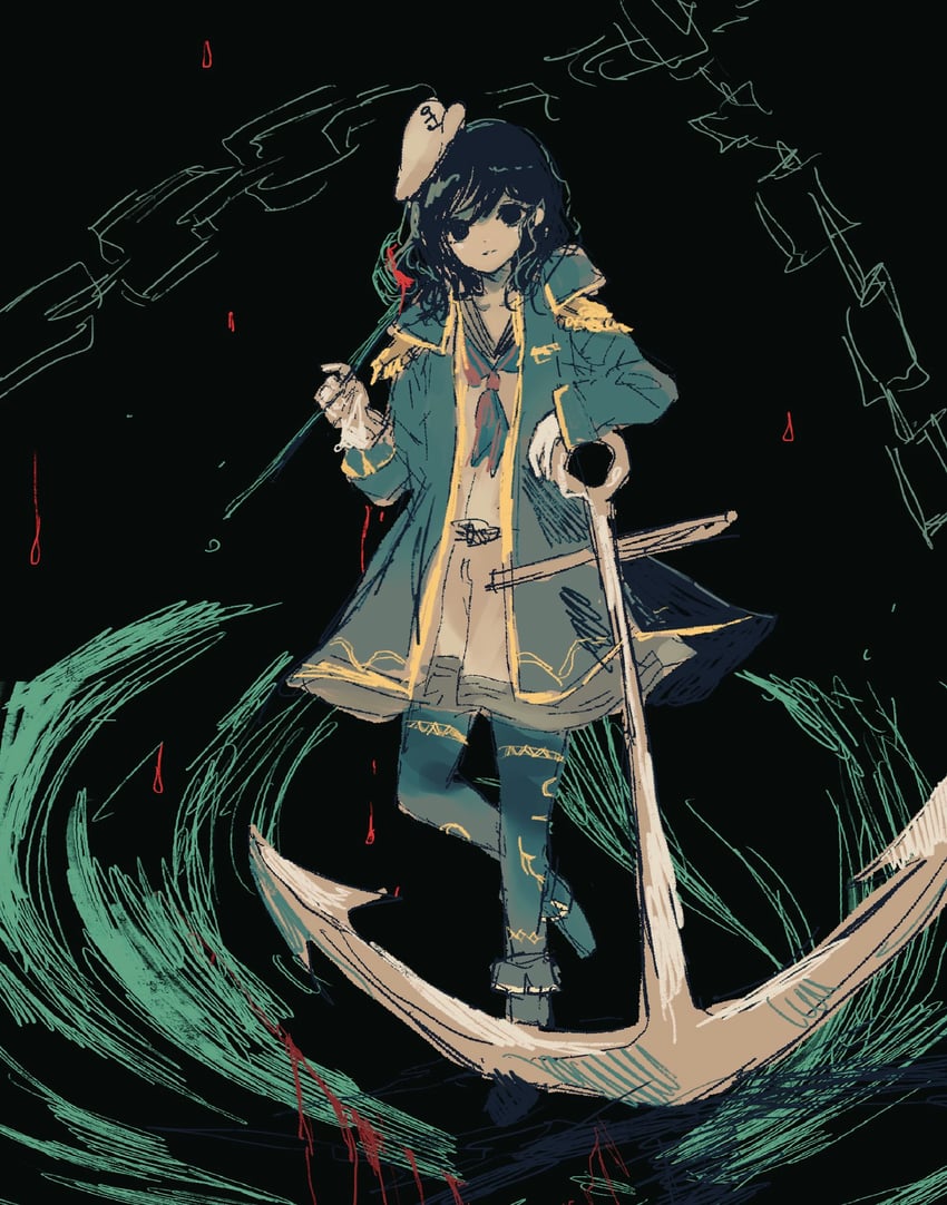 murasa minamitsu (touhou and 1 more) drawn by mitsusame