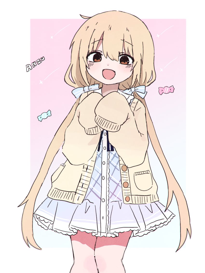 futaba anzu (idolmaster and 2 more) drawn by krande