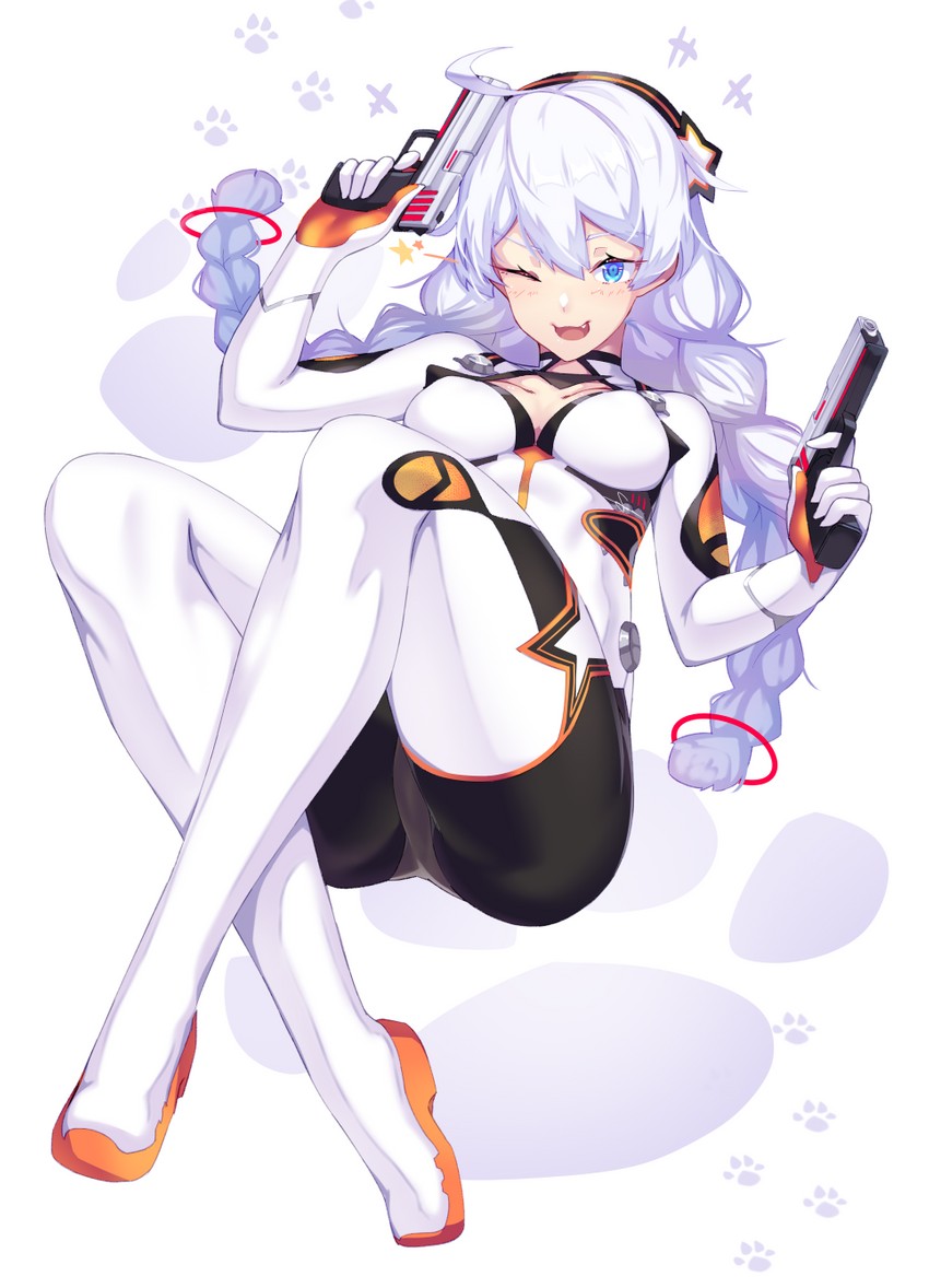 kiana kaslana (honkai and 1 more) drawn by dev_(dev0614)