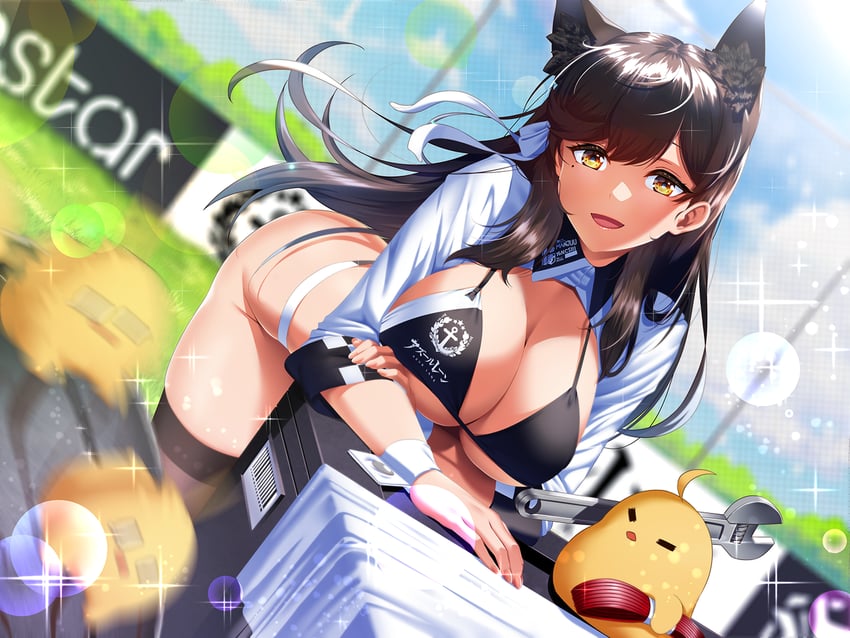 manjuu and atago (azur lane) drawn by kagiyama_(clave)