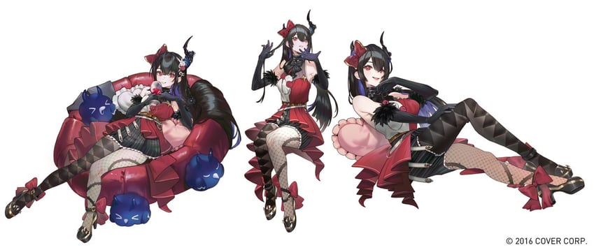 nerissa ravencroft and jailbird (hololive and 1 more) drawn by yunny_(cureyunny)