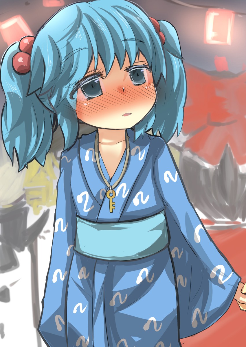 hakurei reimu, kawashiro nitori, and luna child (touhou) drawn by gaoo_(frpjx283)