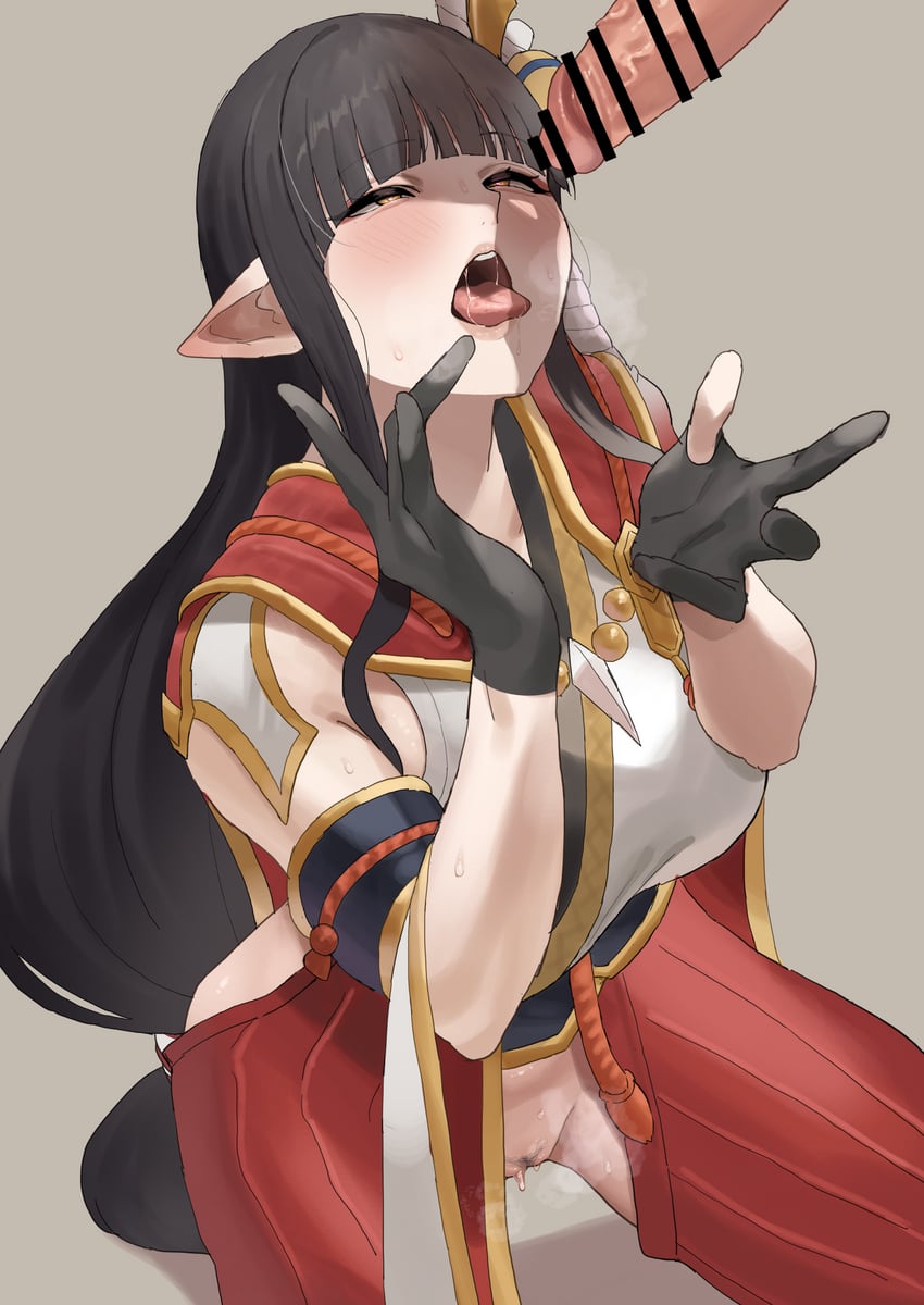 hinoa (monster hunter and 1 more) drawn by mios1225