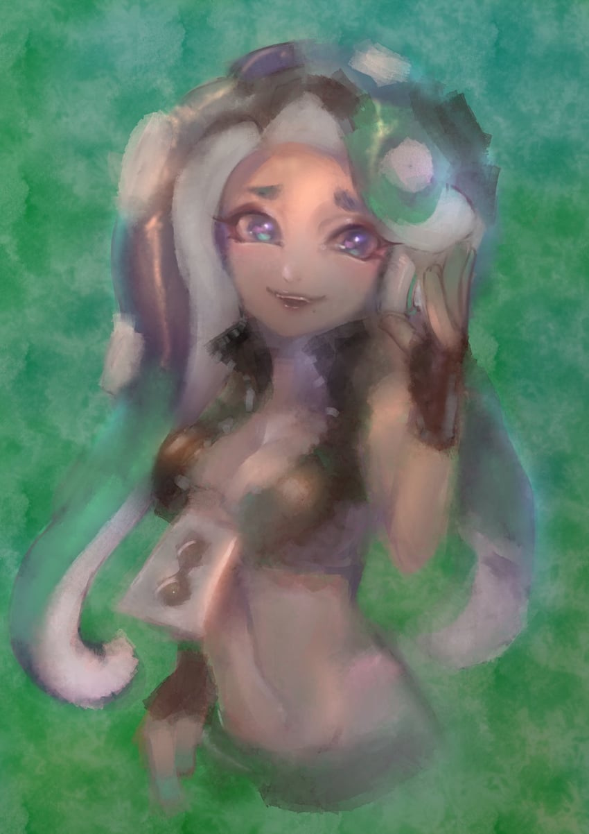 marina (splatoon and 1 more) drawn by mu_su_me_bot