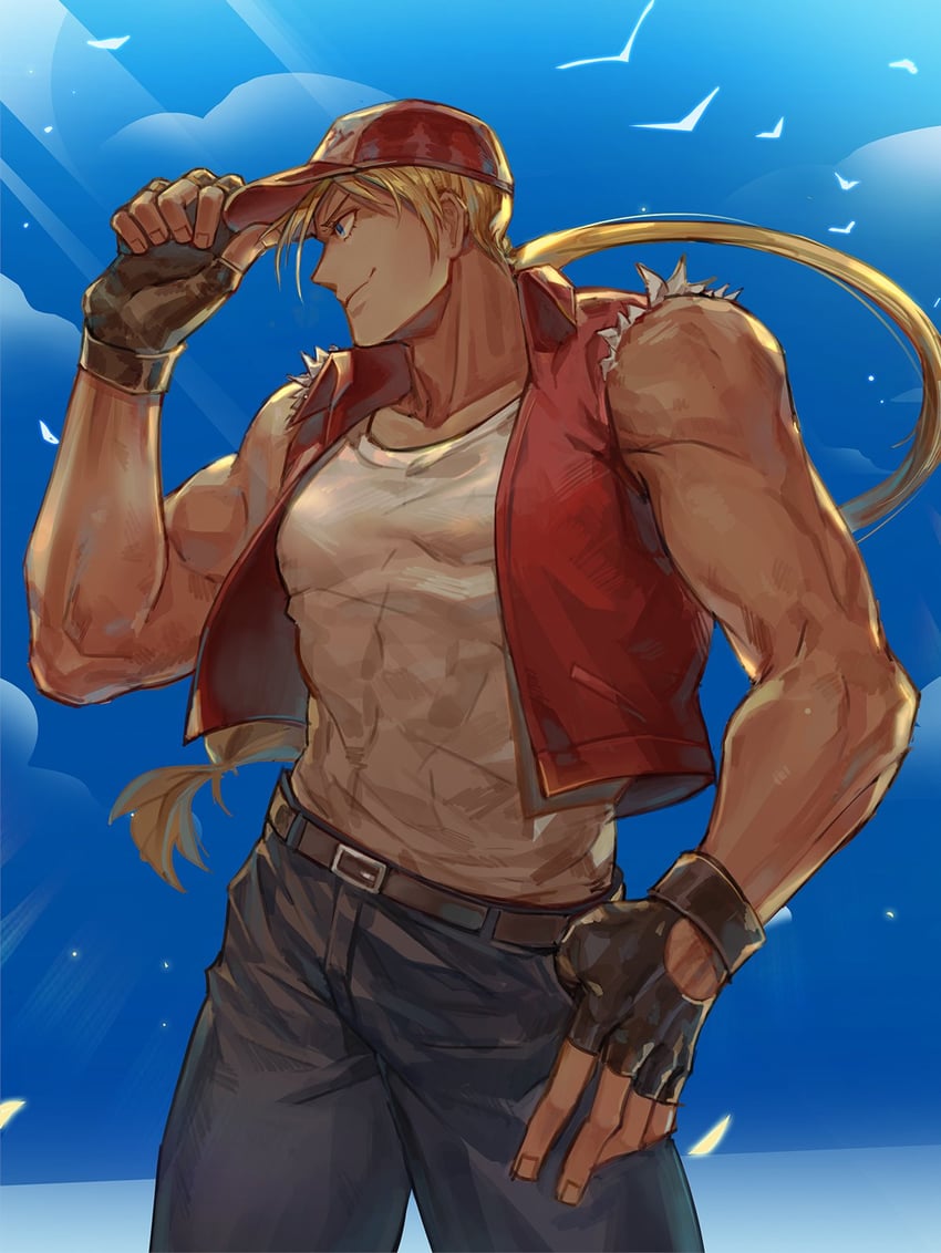 terry bogard (the king of fighters and 1 more) drawn by jabnag_(rkgkjj)