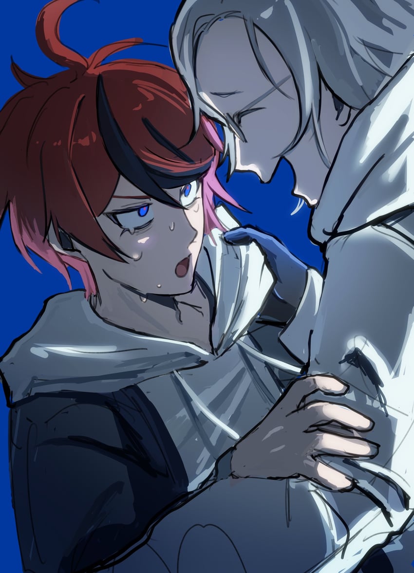 aotsuki eito and sumino takumi (the hundred line -last defense academy-) drawn by siokonbu100
