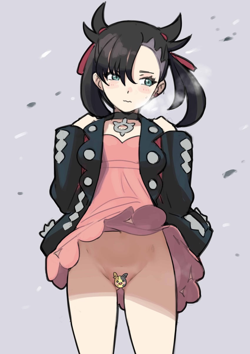marnie and morpeko (pokemon and 1 more) drawn by ogre_(illustogre)