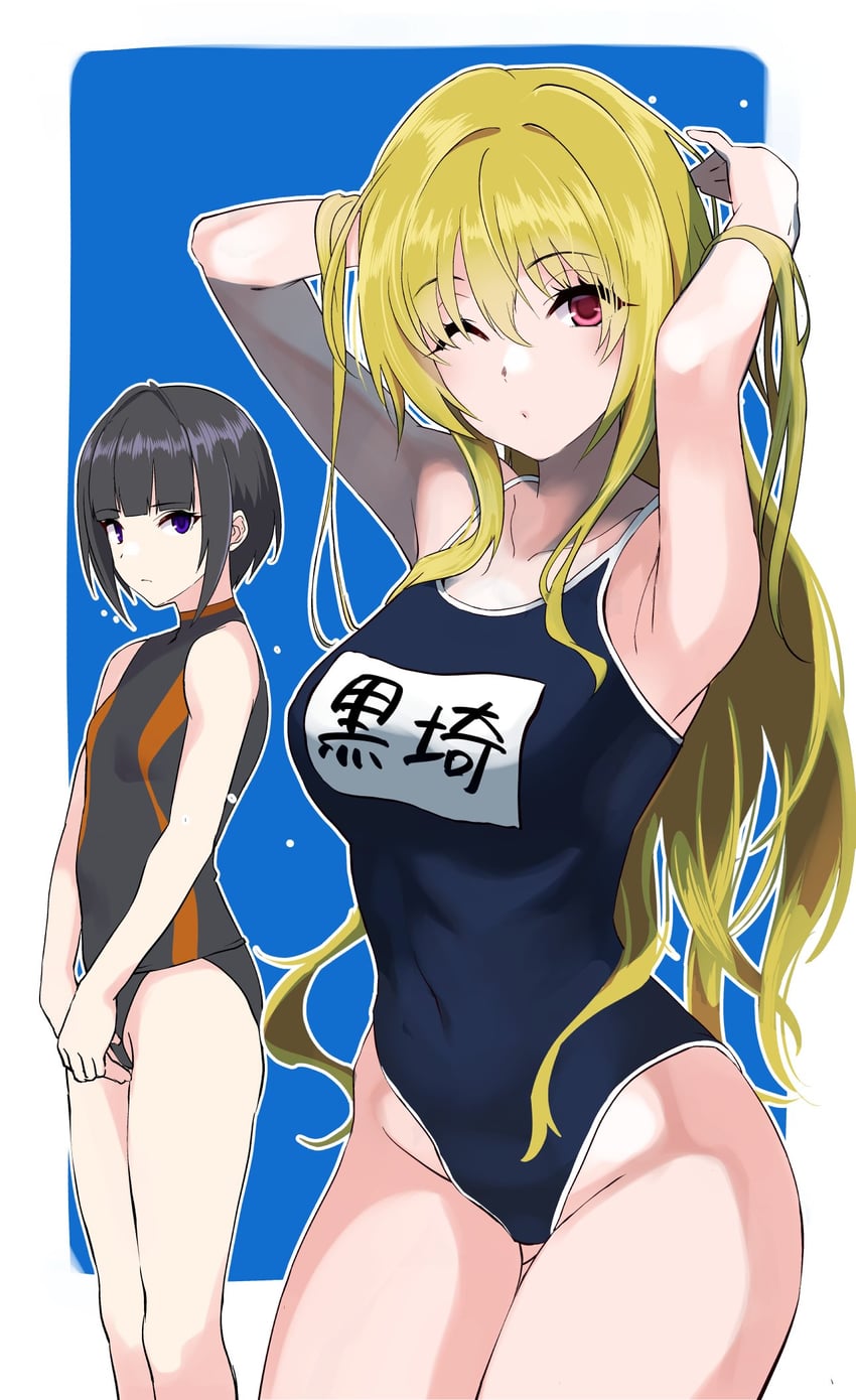 shirayuki chiyo and kurosaki chitose (idolmaster and 2 more) drawn by youhei_(testament)
