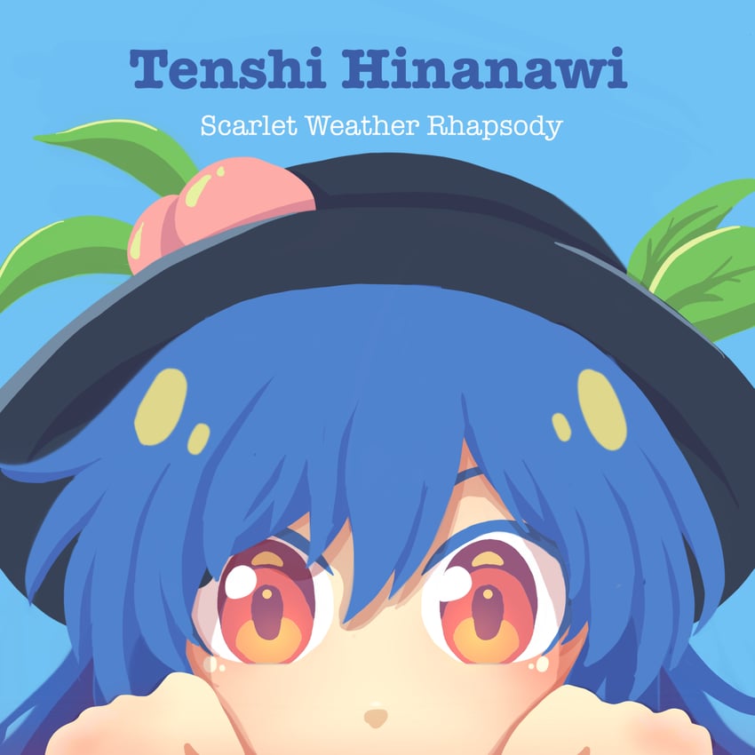 hinanawi tenshi (touhou and 1 more) drawn by refrone