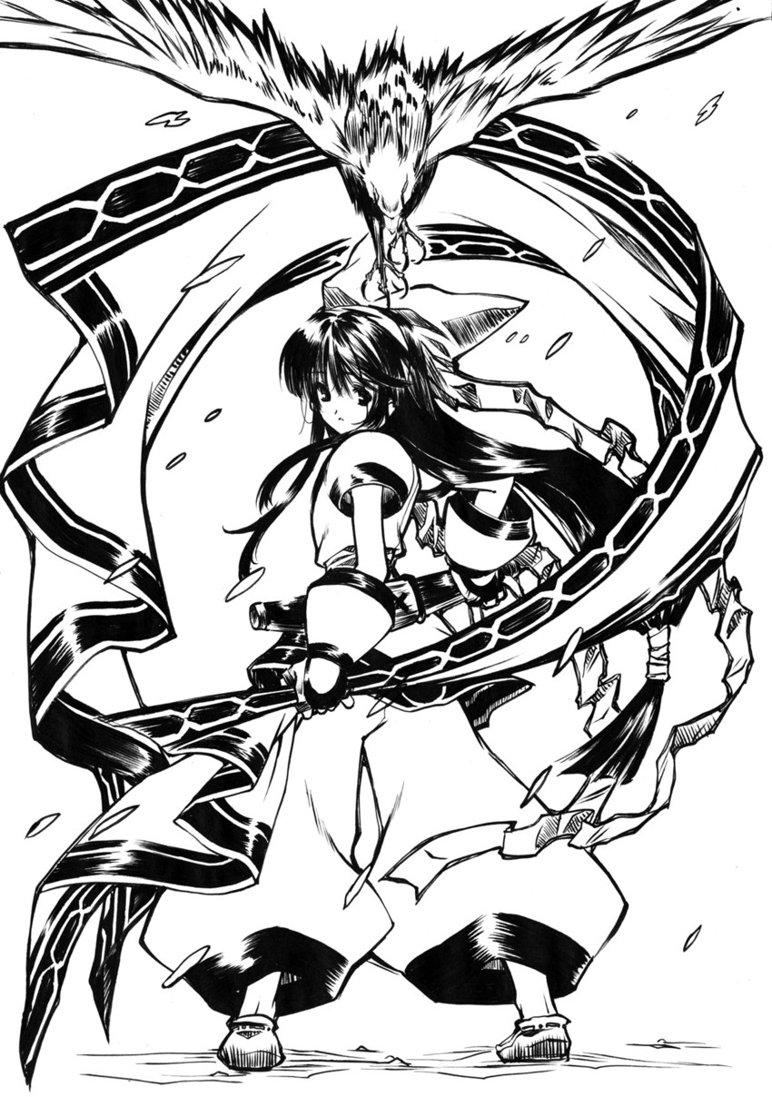 nakoruru and mamahaha (samurai spirits) drawn by senomoto_hisashi