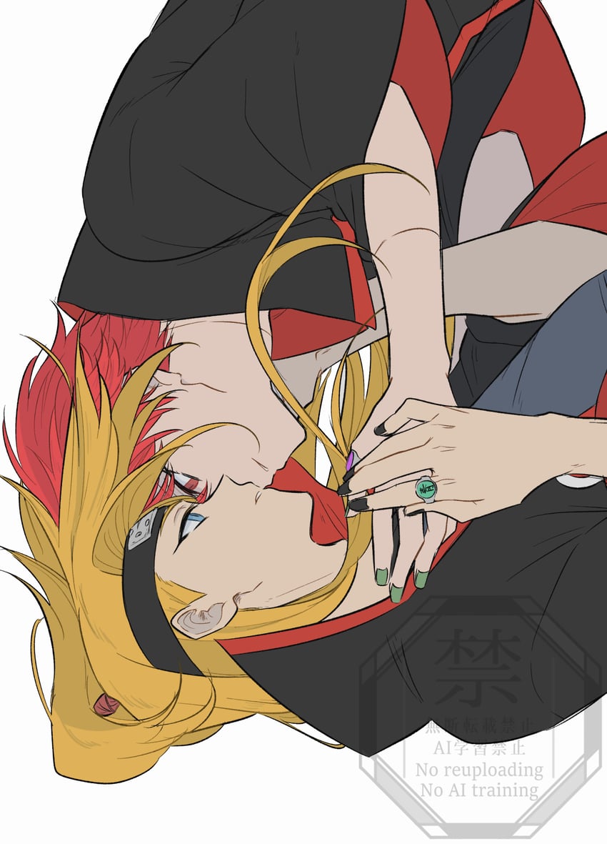 deidara and sasori (naruto and 1 more) drawn by hayamin35