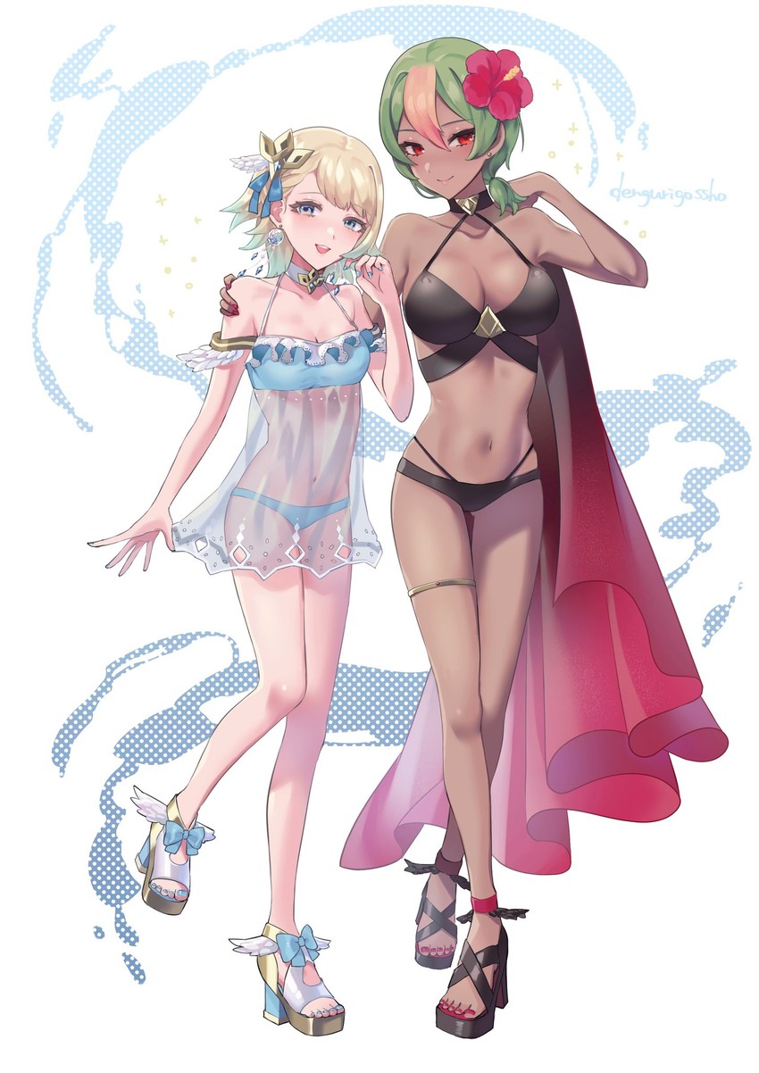 fjorm and laegjarn (fire emblem and 1 more) drawn by sakuramotikun