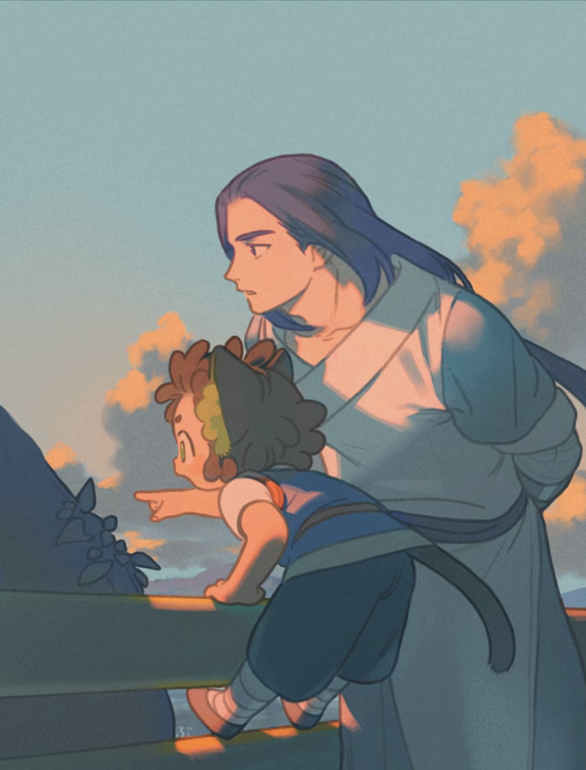 luo xiaohei and wuxian (luo xiaohei zhanji) drawn by kamonankun
