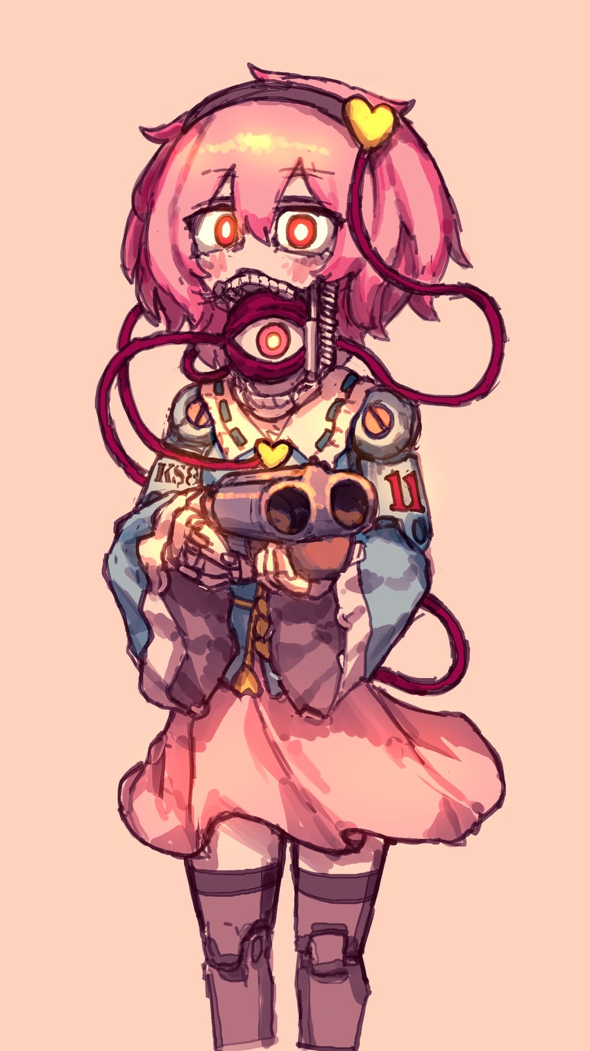komeiji satori and nutcracker (touhou and 1 more) drawn by rampa93