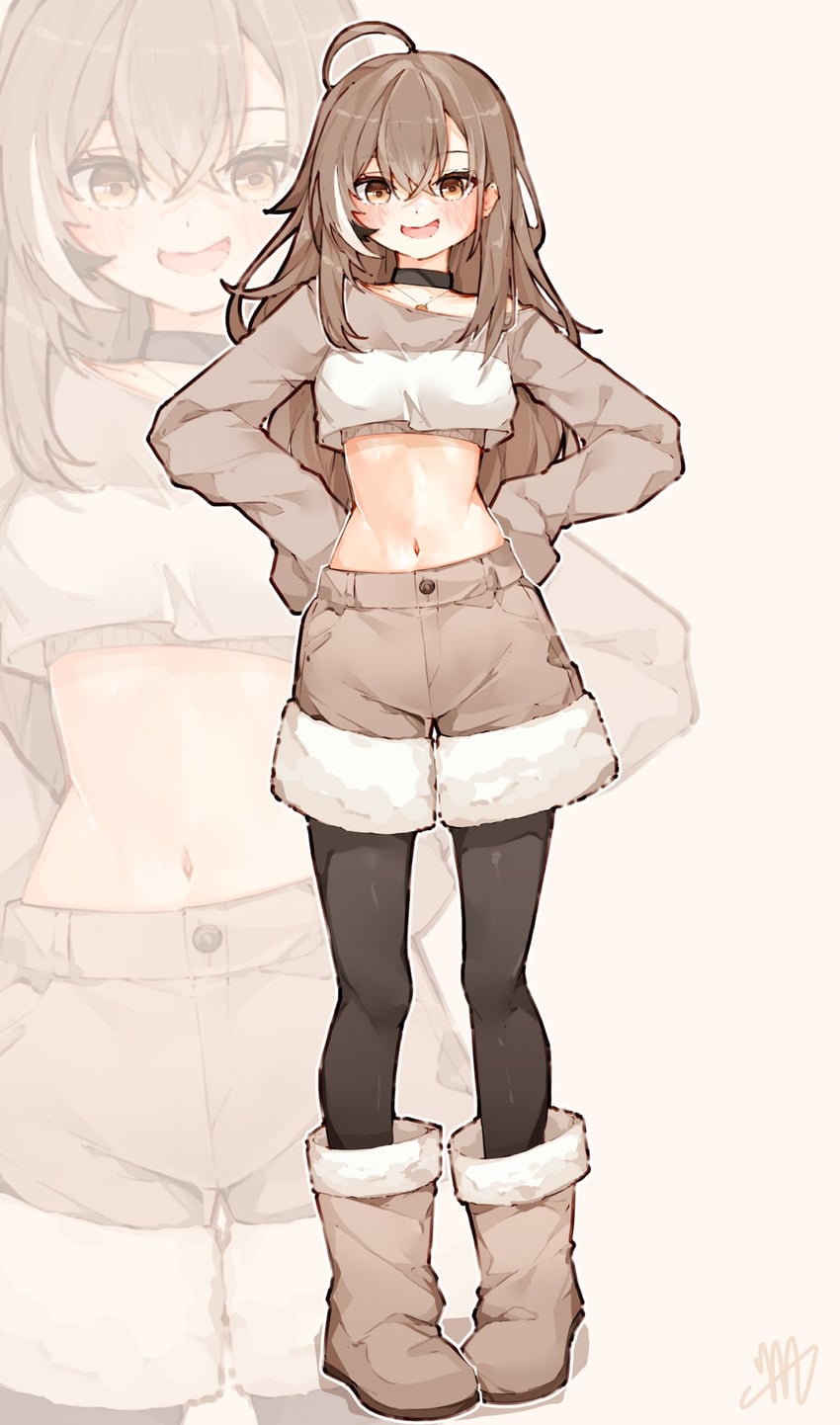 nanashi mumei (hololive and 1 more) drawn by ma_draws