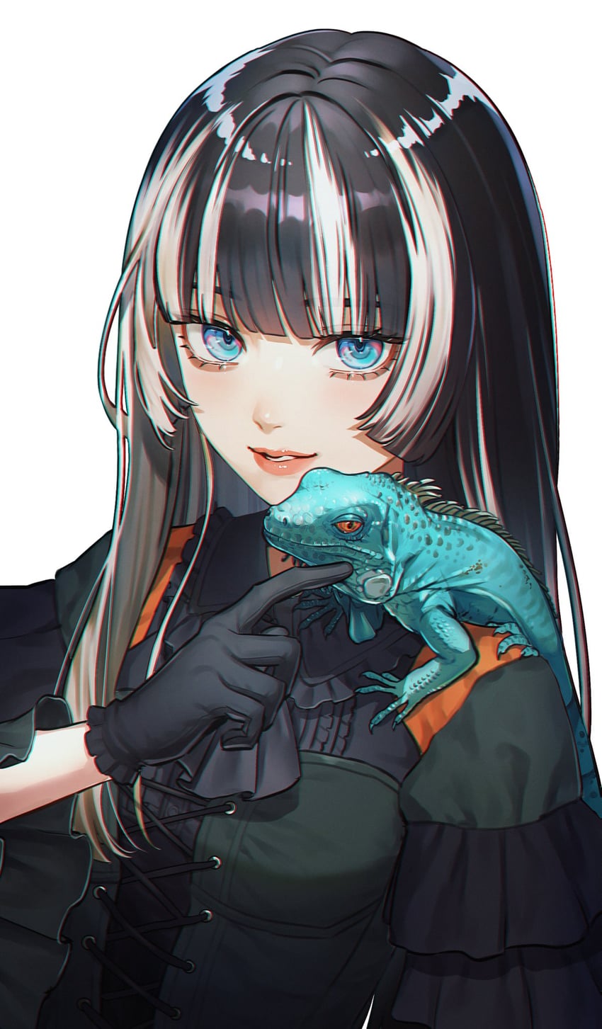 juufuutei raden (hololive and 1 more) drawn by akubieokaku