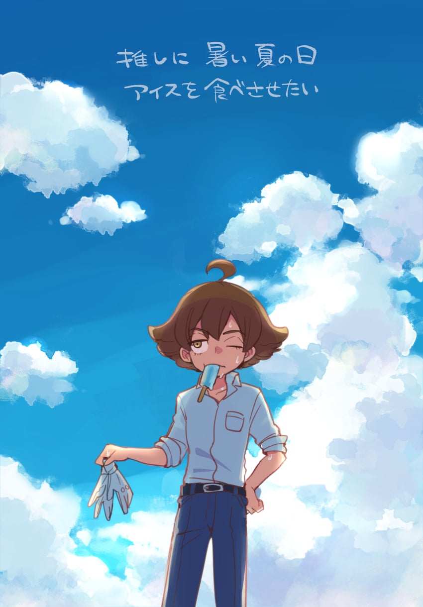 eustace winner (ace attorney and 2 more) drawn by nono_(norabi)