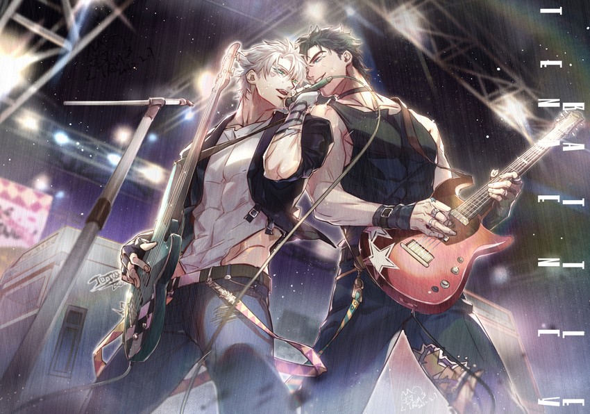 joseph joestar and caesar anthonio zeppeli (jojo no kimyou na bouken and 1 more) drawn by hermithessa