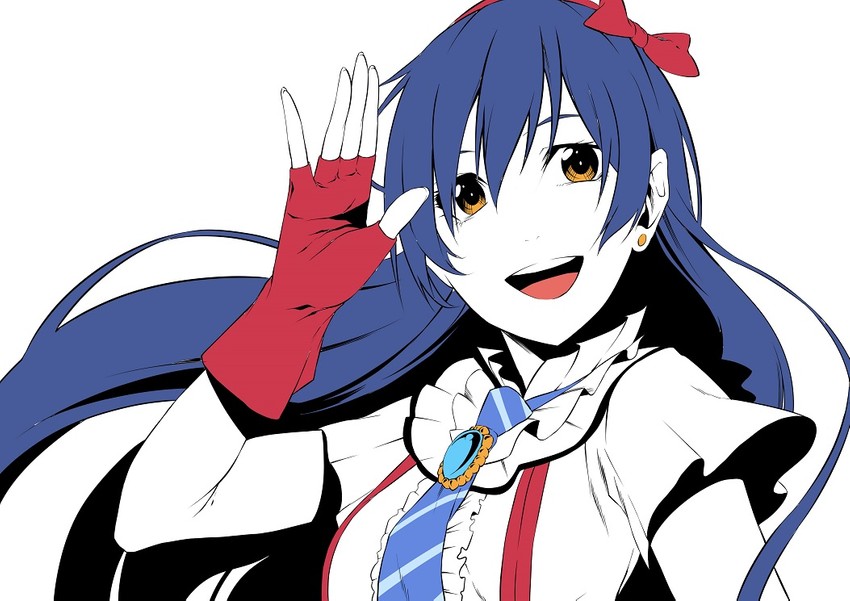 sonoda umi (love live! and 1 more) drawn by vice_(kuronekohadokoheiku)