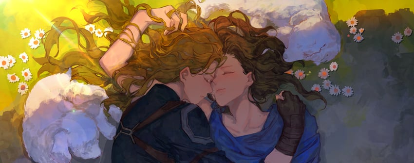 steve rogers and bucky barnes (marvel and 1 more) drawn by youlili