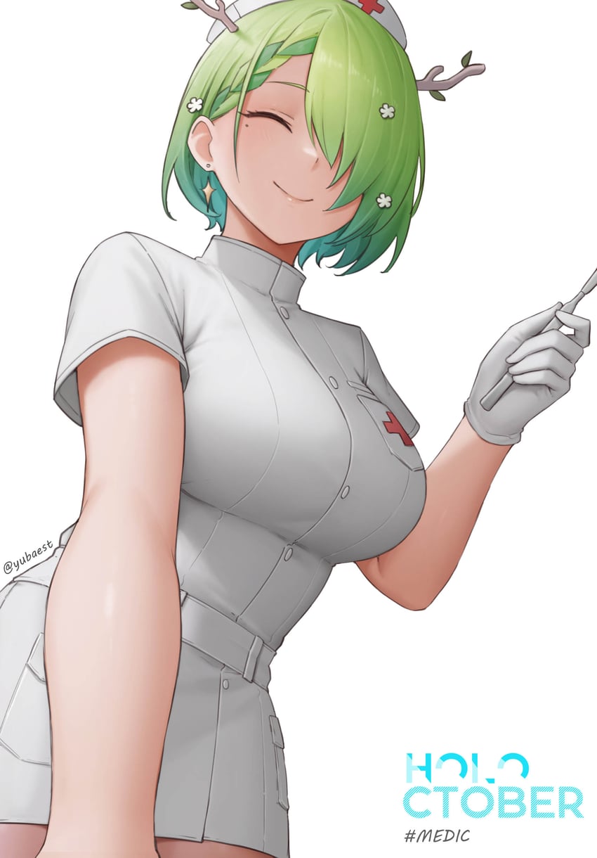 ceres fauna (hololive and 1 more) drawn by yubaest