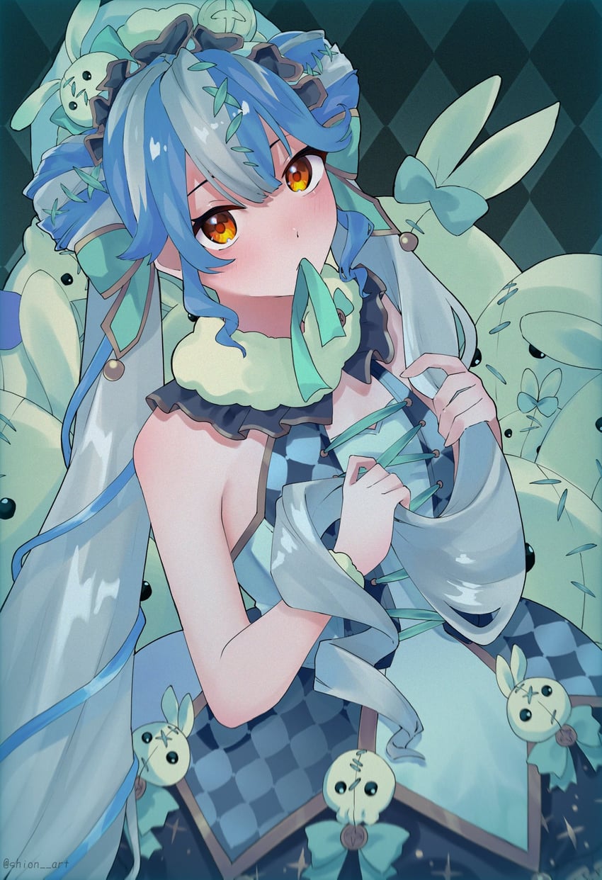 twisty amanozako (nijisanji and 1 more) drawn by shion_art