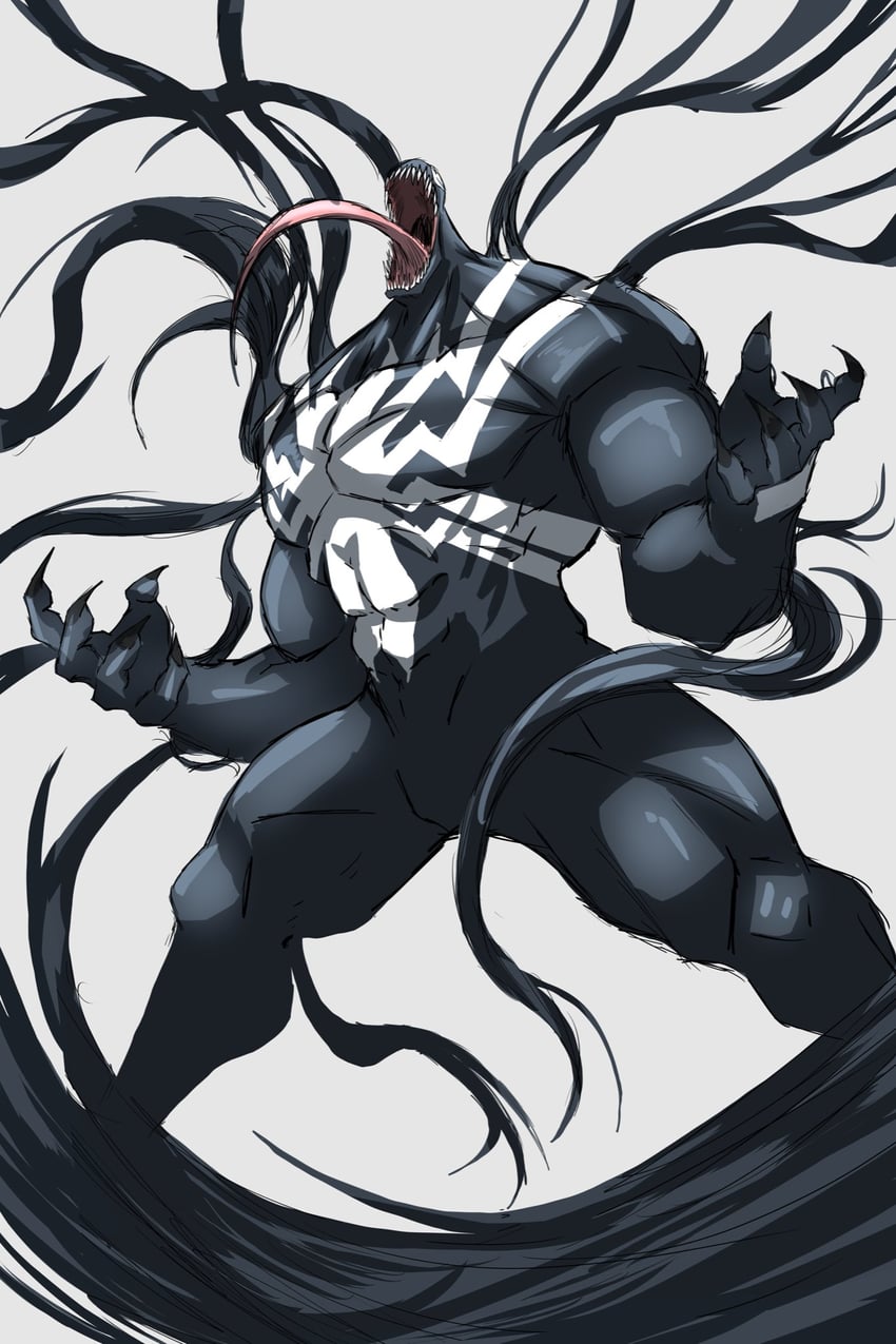 venom (marvel and 2 more) drawn by o'donnis
