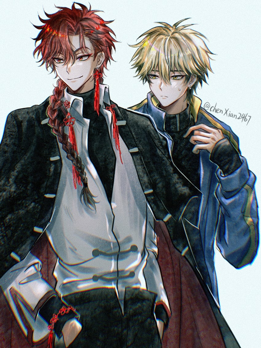 xia fei and xiao weiying (shiguang dailiren) drawn by yuxianchen