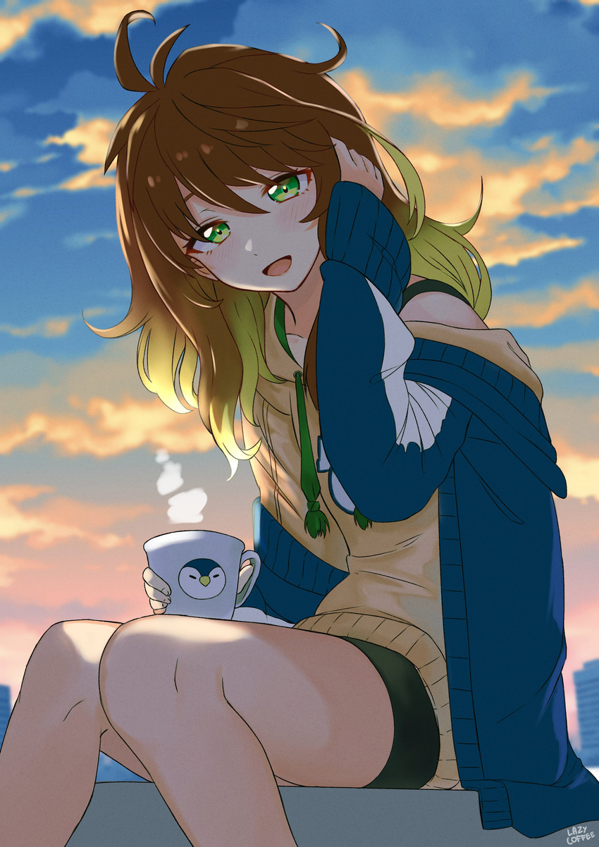 amicia michella (nijisanji and 1 more) drawn by lazycoffee_(wyen_iscordo)