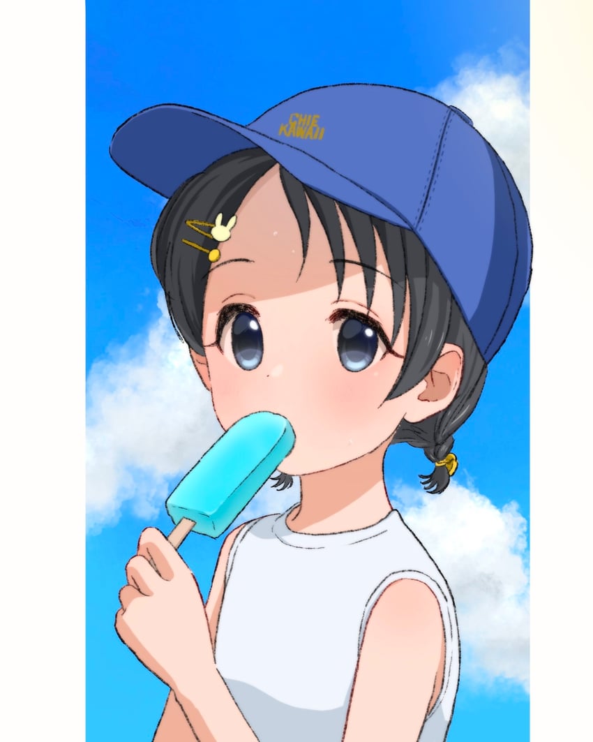 sasaki chie (idolmaster and 1 more) drawn by megabee_e