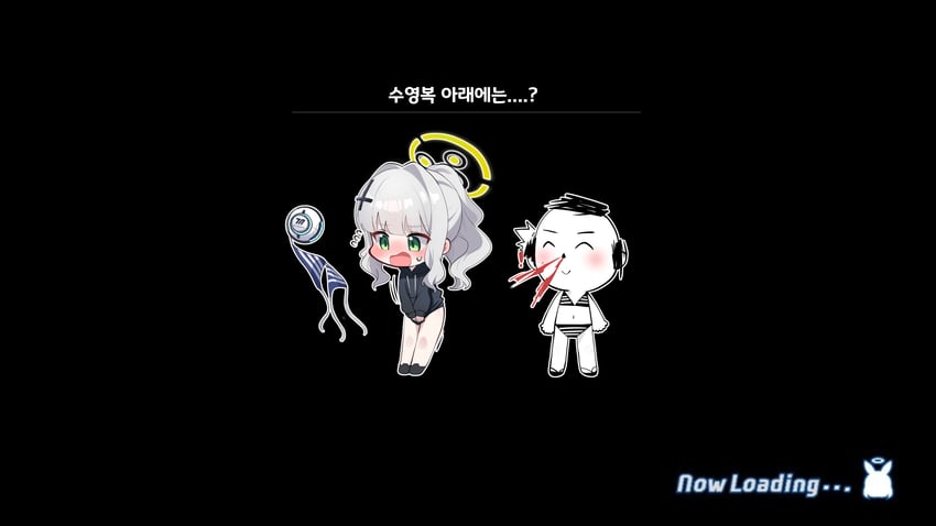 sensei, doodle sensei, and hare (blue archive) drawn by inapple